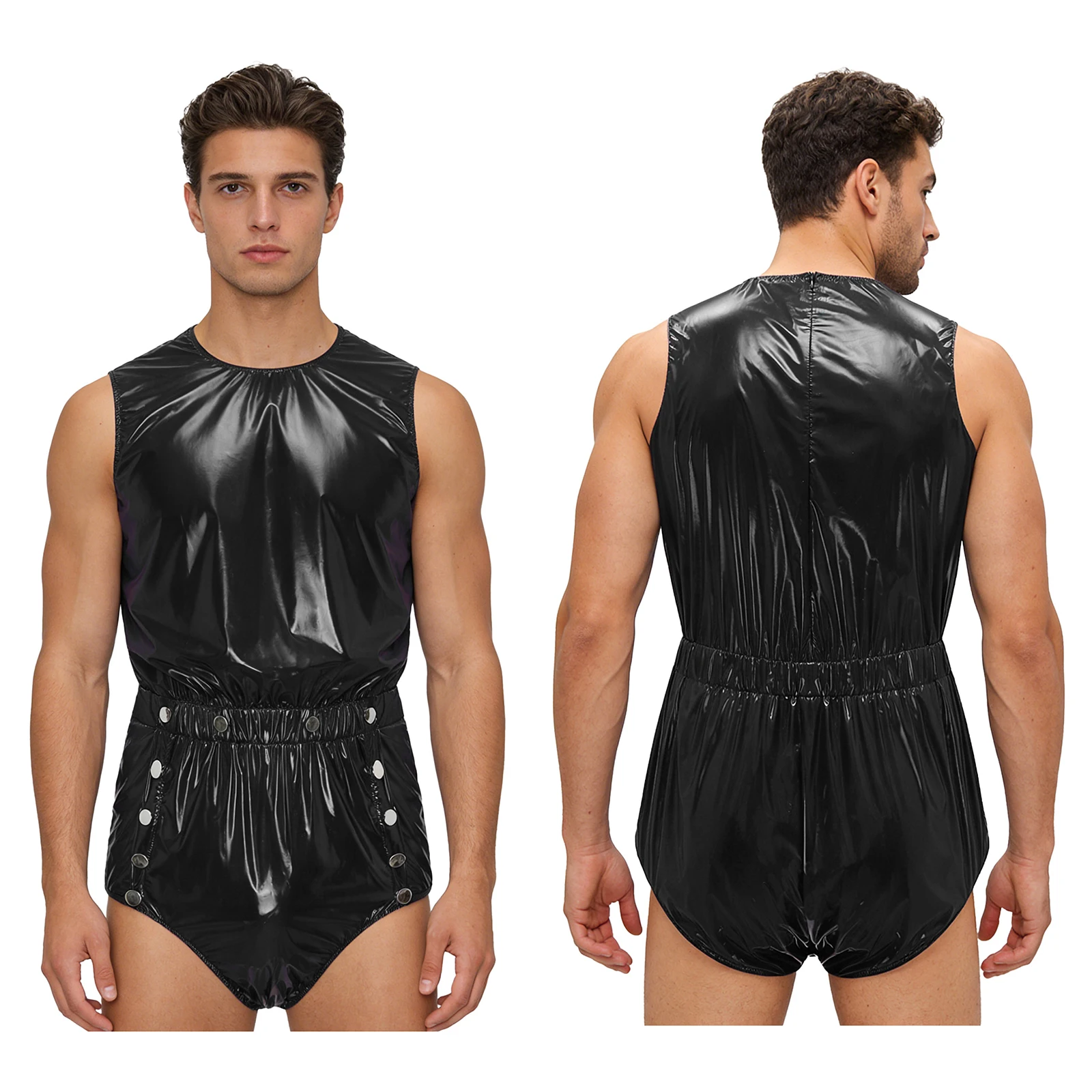 Heren Dames Waterdichte bodysuit Wasbaar Lekvrij Luierhoesje Badkleding Clubkleding Ouderen Alzheimer Bedlegerige Adaptieve kleding