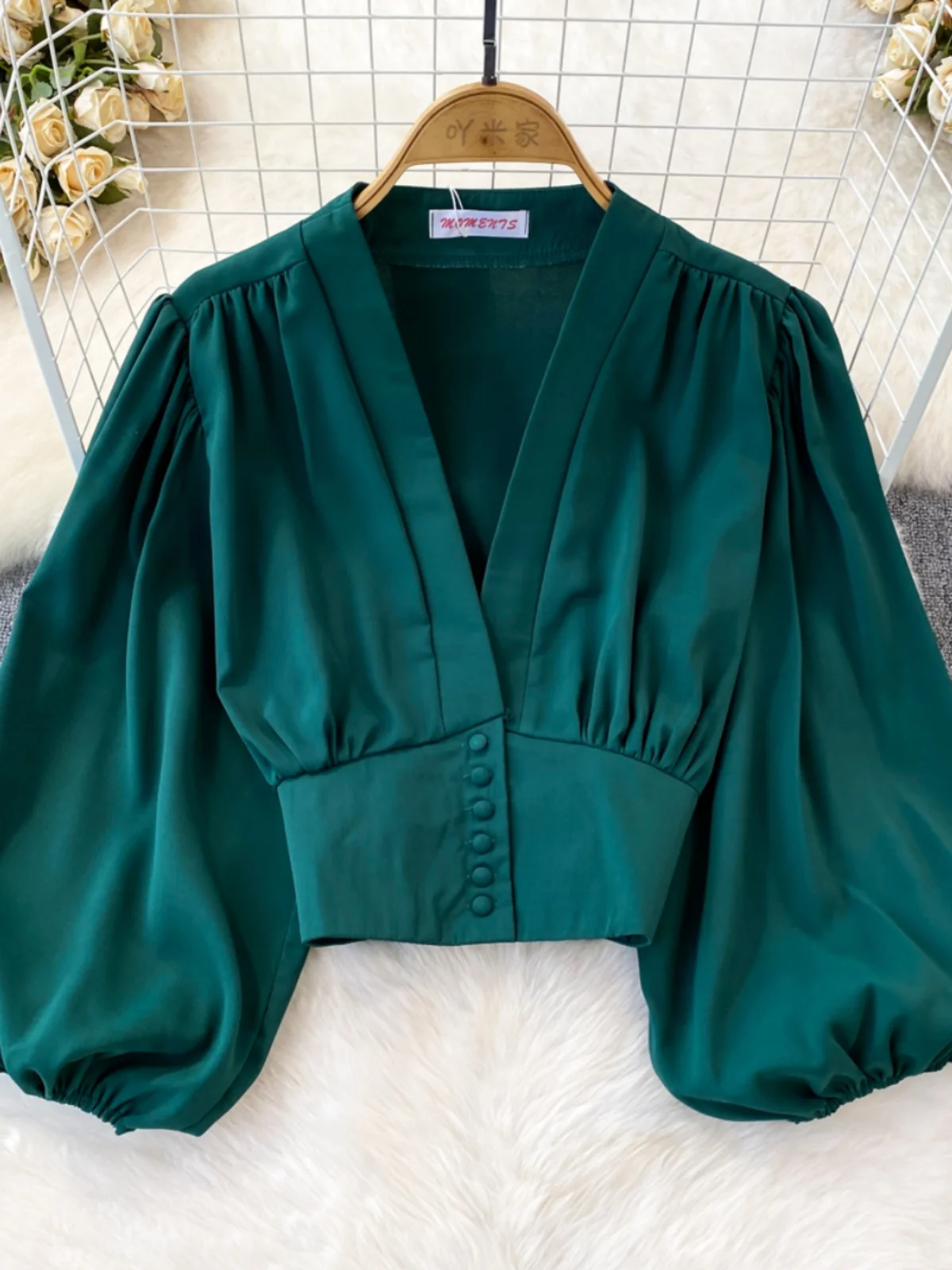 

Faionable Spring Autumn Women's V-ne Long Sve Hoodie ort Sle Belly Button Baring Slim Fit Top Korean Sle Commute