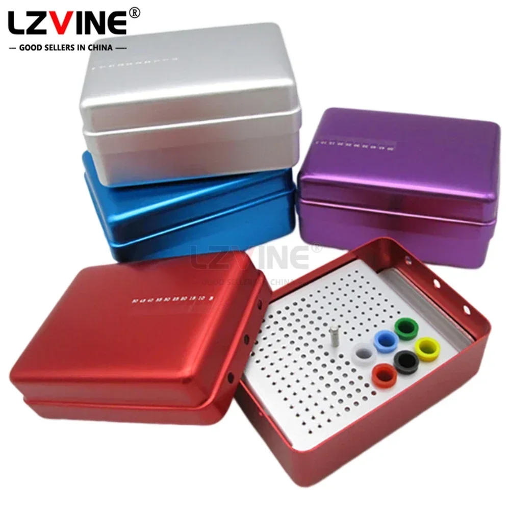 กล่องใส่หัวกรอฟัน 180 ช่อง สำหรับหัวกรอความเร็วสูงและต่ำ วัสดุโลหะ สำหรับฆ่าเชื้อในอุปกรณ์ออโตเคลฟ