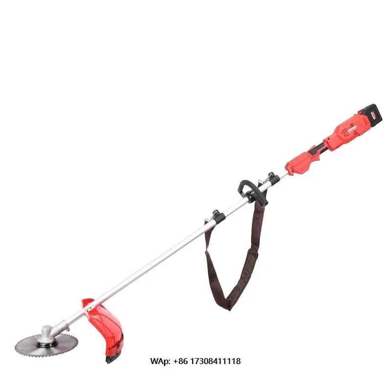 High-Power Hand-Held Multifunctional Lithium Battery Lawn Mower for Lawn Cutting and Agricultural Harvesting