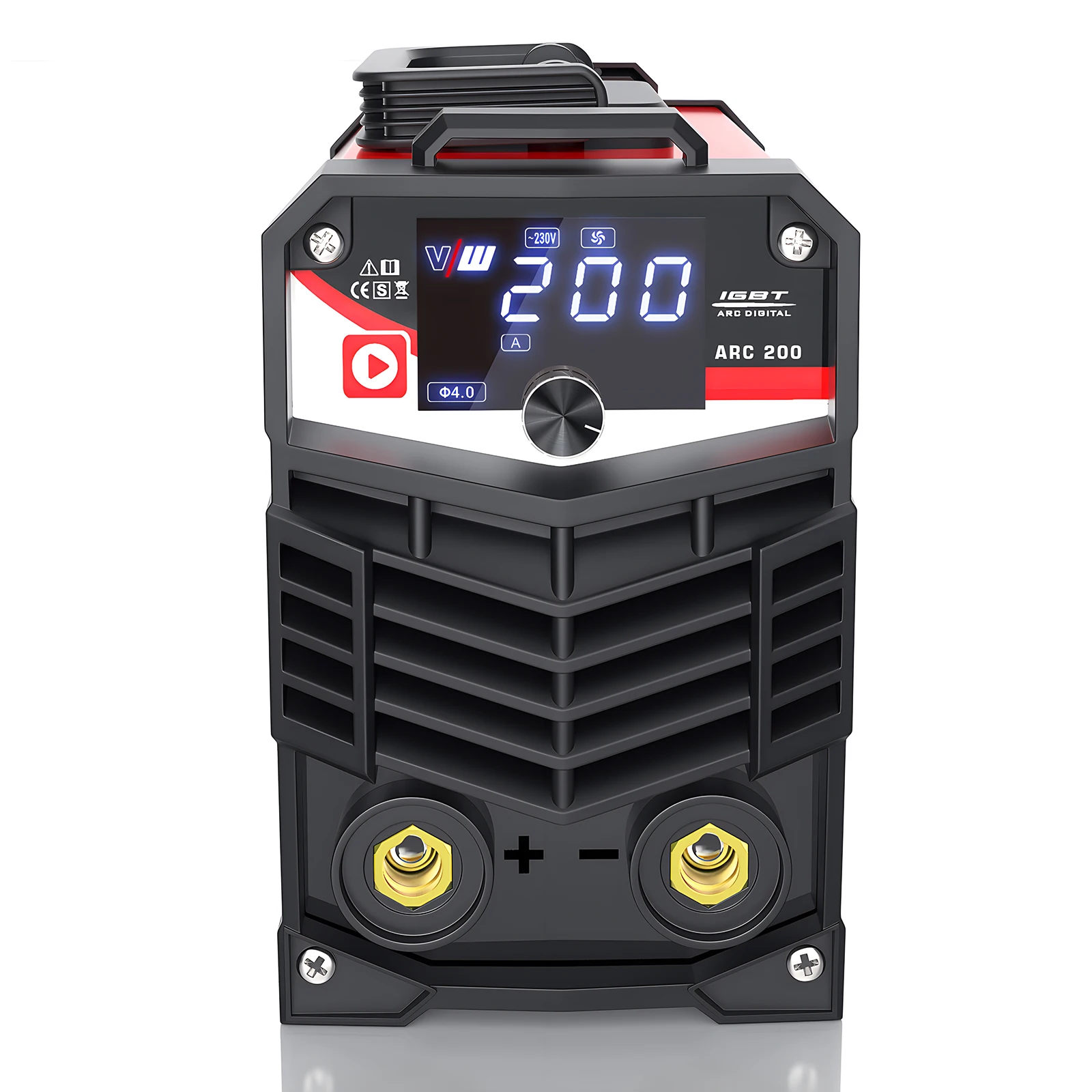 Portable MINI ARC200A DIY Metal Arc Welder Easy-to-Operate DC Motor for MMA Projects New Condition