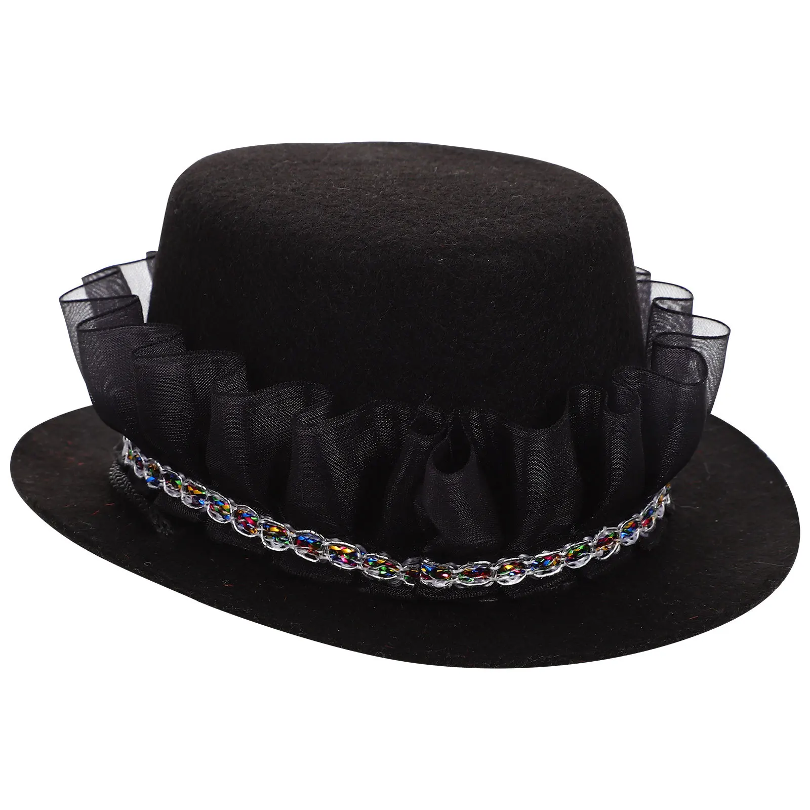 

Pet Hat For Dogs Cats Adjustable Bowler Hat Stylish Party Carnival Cosplay Festival Wear Kitten Puppy Dog Accessories