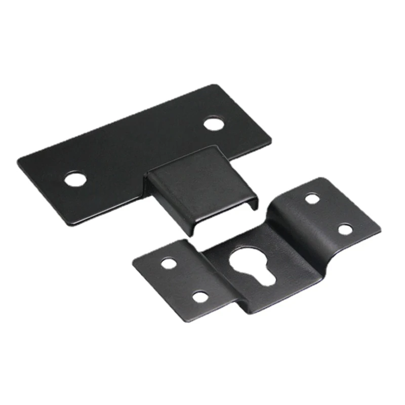 Black Soundbar Wall mounting Brackets Easy to Install Metal Speaker Brackets