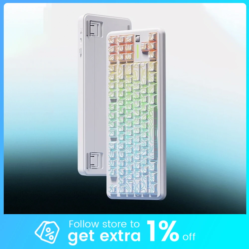 

MCHOSE K87S Механическая клавиатура с магнитным переключателем для киберспорта, полуалюминиевая RGB-датчик Холла, игровая клавиатура, подарки