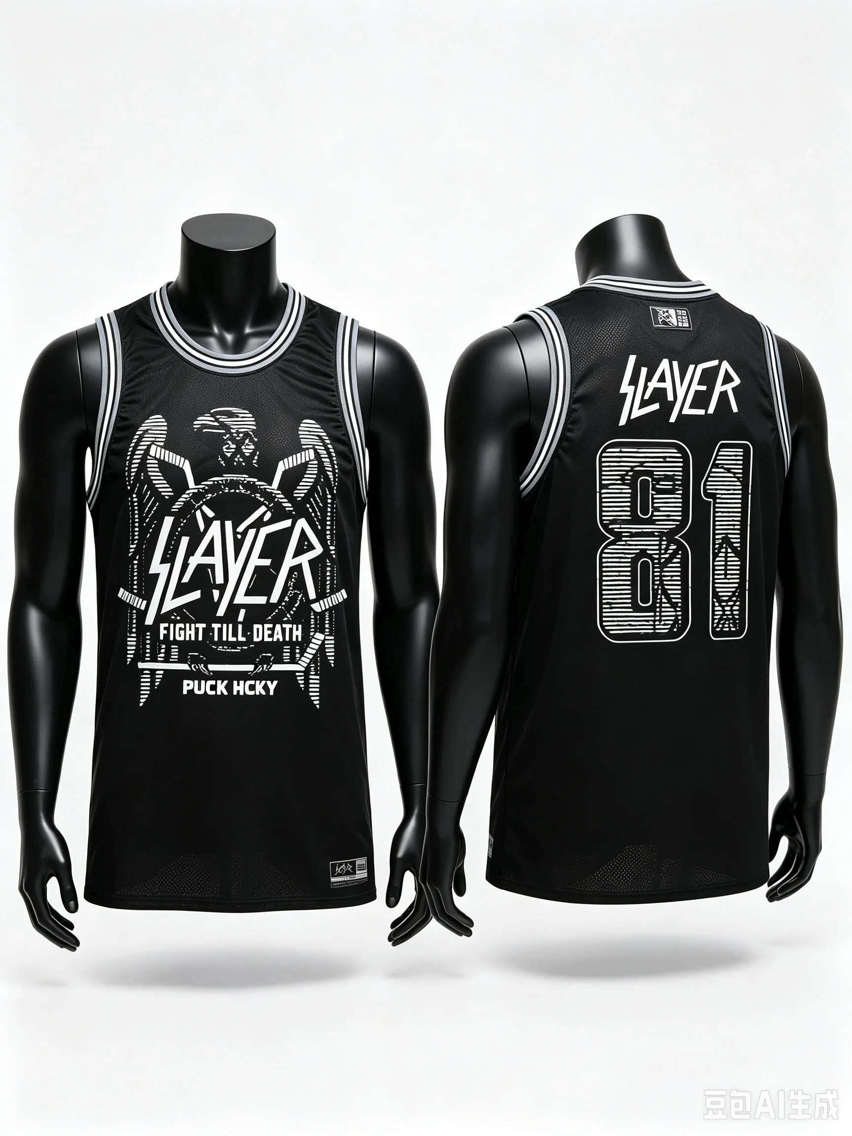 Metallica Ride The Lightning 84 Basketballtrikot Ärmelloses Tanktop Herren Heavy Metal Rock Sportweste Oberteile Familien-Set – Detail 6