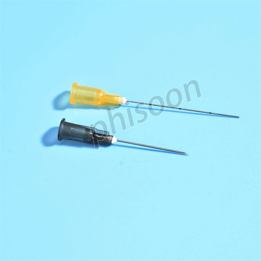 Korea Blunt needle Needle Tips 21G/22G/23G/25G/27G/30G Fine Micro Cannula Plain Ends Notched Endo needle tip Syringe 50packs