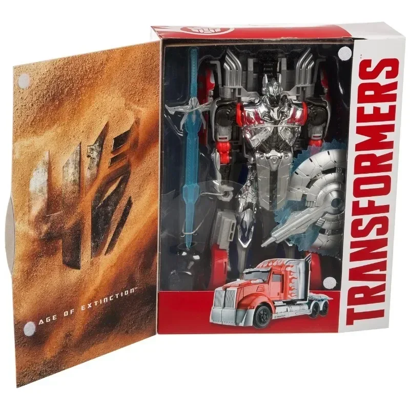 New Transformers Studio Series Toy Transformer Robot Model Optimus Prime Silver Knight Hobby Collection Holiday Gift