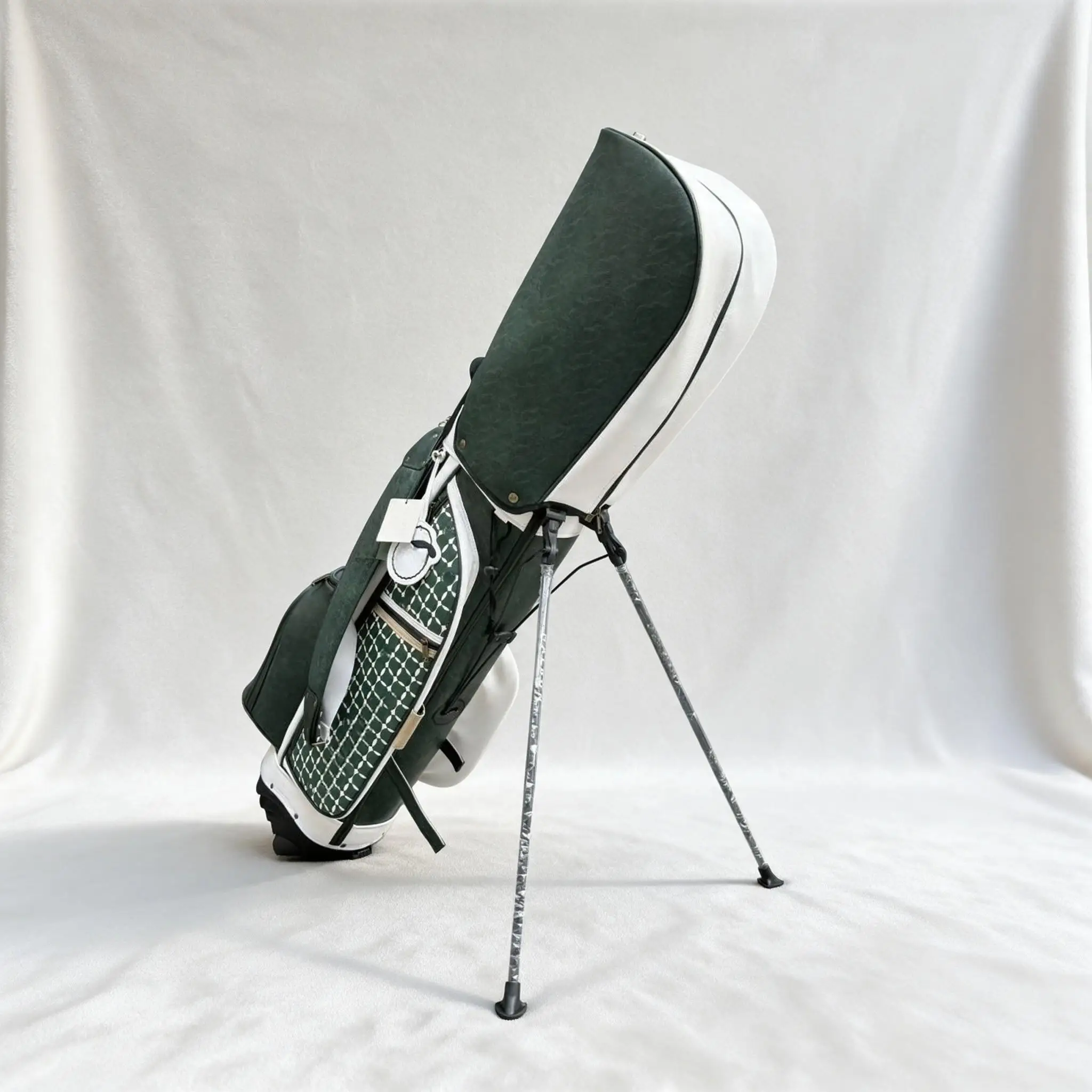New Unisex PU Golf Stand Bag, Lightweight Waterproof Standard Golf Club Carry Bag
