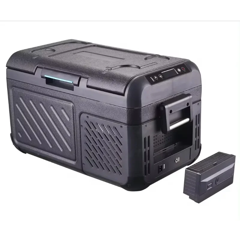 solar fridge and  car mini 220v 12v and portable compressor freezer image 3