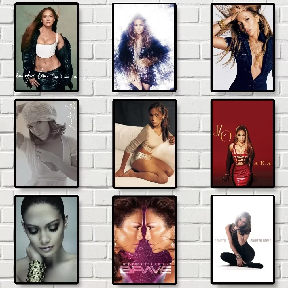 Jennifer Jlo Lopez Singer Poster Gallery Prints Self Adhesive Home Decor Decoration Wall Decals Living Room