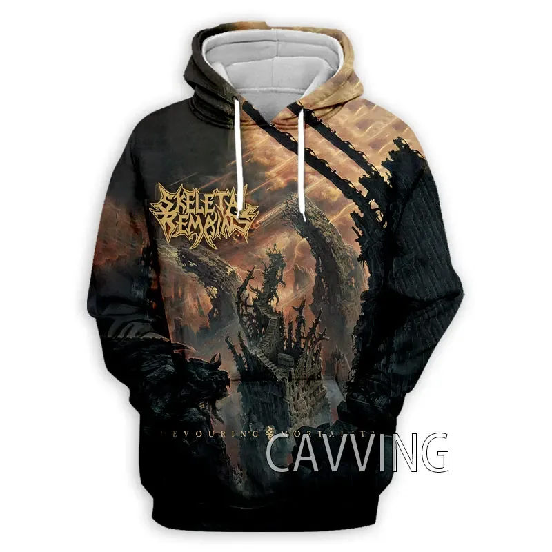 New Fashion Skeletal Remains Band 3D Printed Clothes Streetwear Men Hoodies Sweatshirt Fashion  Hooded Long Sleeve Pullover Tops