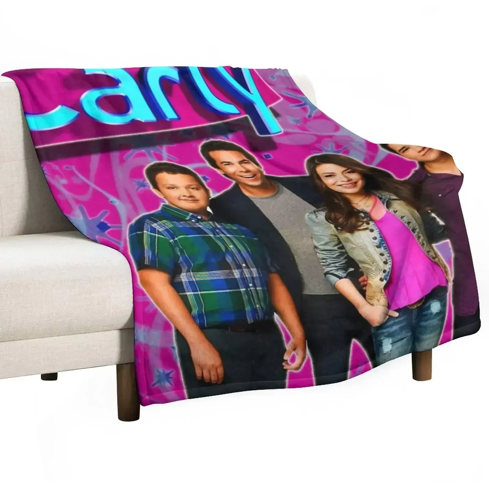 icarly family Throw Blanket Blankets For Baby Sofa Throw Summer Beddings Decorative Sofas Blankets