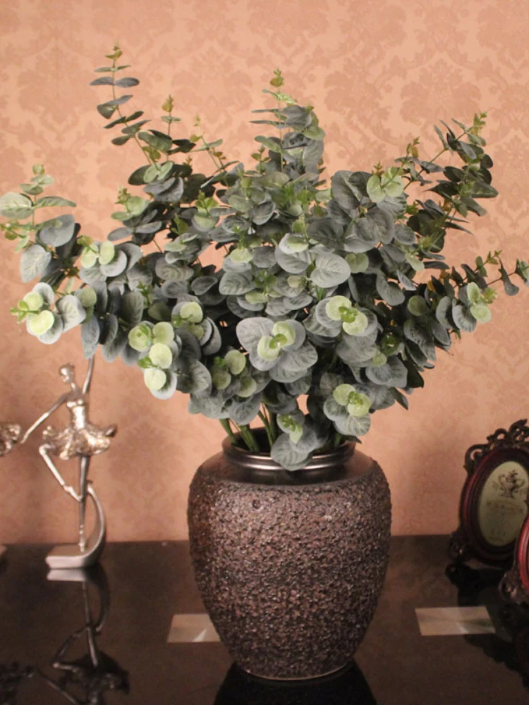 Artificial Eucalyptus European Artificial Flower Vintage Floral Living Room Decorative Flower