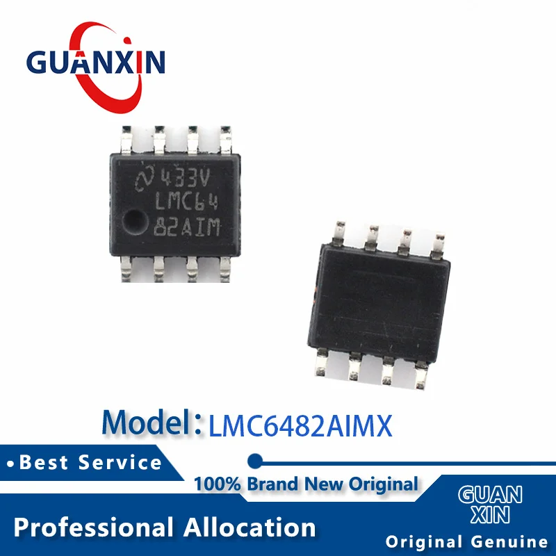 

100% New LMC6482AIMX Marking LMC6482AIM SOIC-8 LMC6482