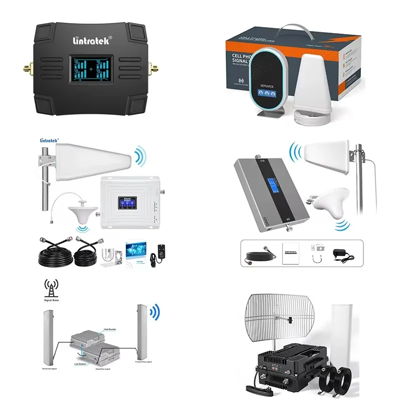 Network Booster 3G 4G 5G Optical Repeater for GSM Mobile Phones Cellular Signal Enhancer for Hotels Community Office