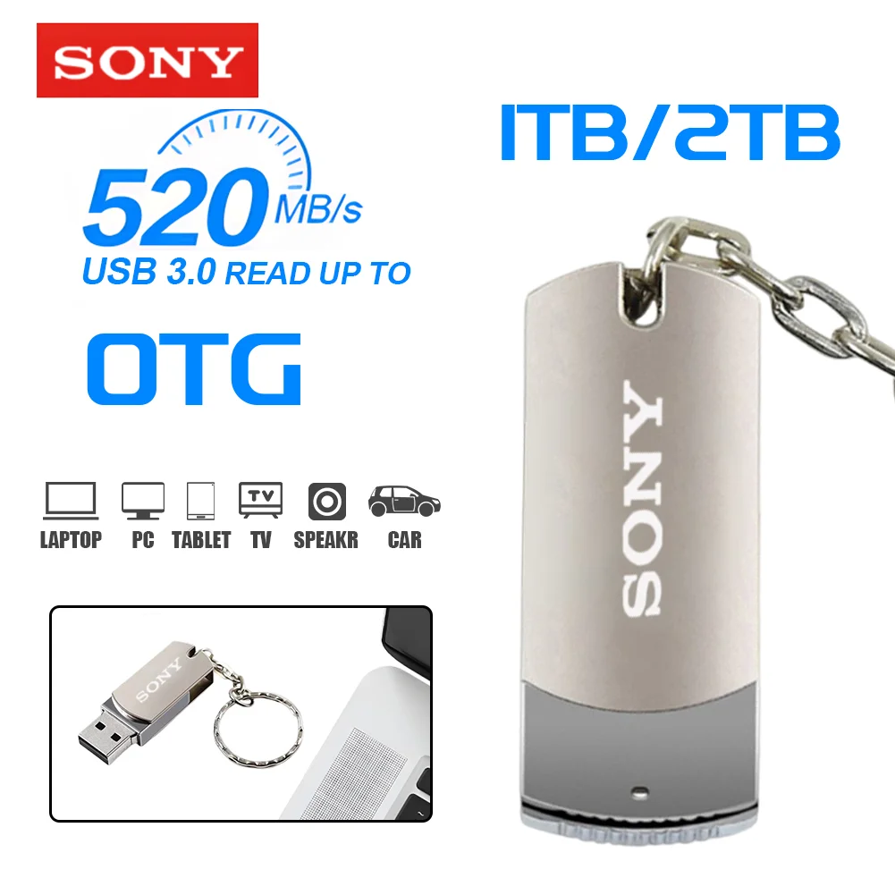 

Sony 16TB USB 3.0 Flash Drive High Speed Transfer 8TB 4TB 2TB Metal Pendrive Flash Disk Pen Drive Memoria Stick For PC Laptop