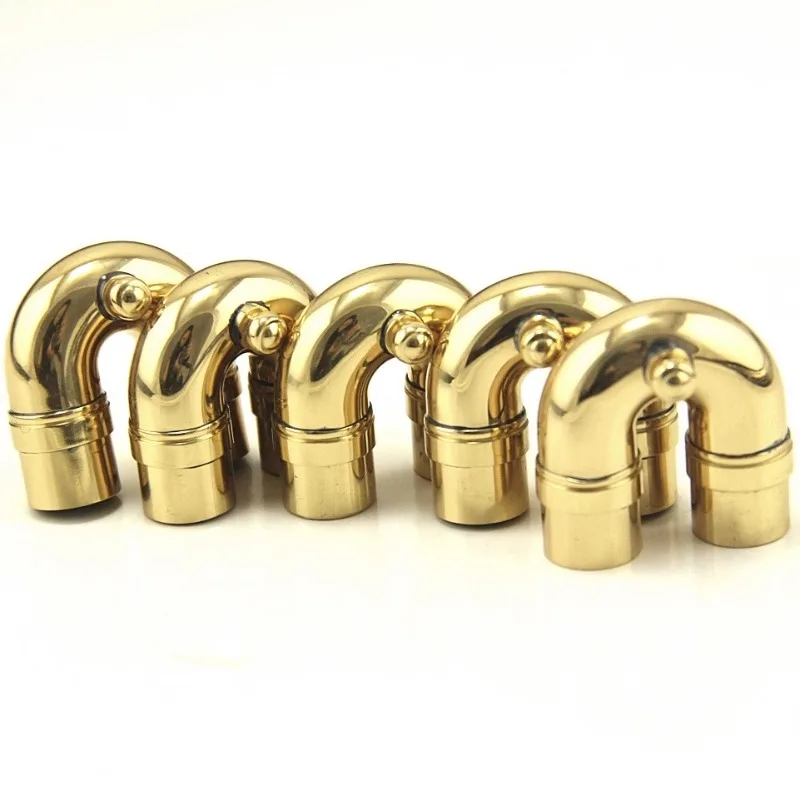 Metal Bend Trumpet Changer Gold Smooth Bright Lightweight Durable Denoise Trumpet Voice Changer Musical Instrument Accessories