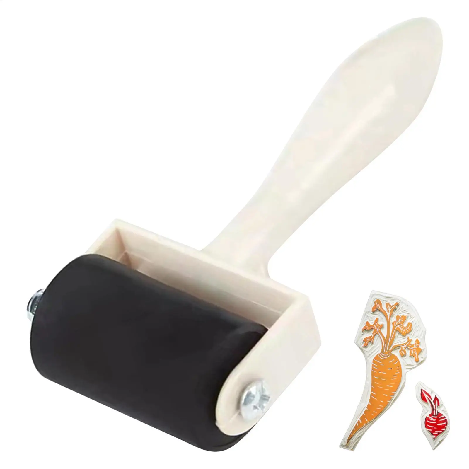 Professional Rubber Roller Brayer Ink Painting Printmaking Roller Art Craft Projects Ink Stamping Transfer Scrapbooking Art Tool