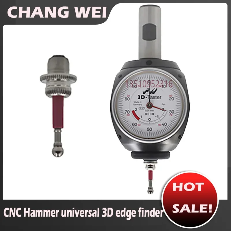 Hot Sale! HAIMER Universal 3D-Master Edge Finder Pointer Type 80.360.00 80.362.00 80.363.00 Probe Precision 0.01Mm