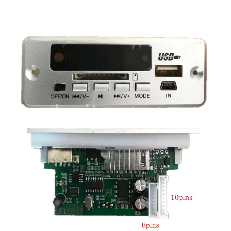 Lettore musicale per auto elettrica per bambini 12v, Chip MP3, Display di tensione, può riprodurre musica su unità Flash USB