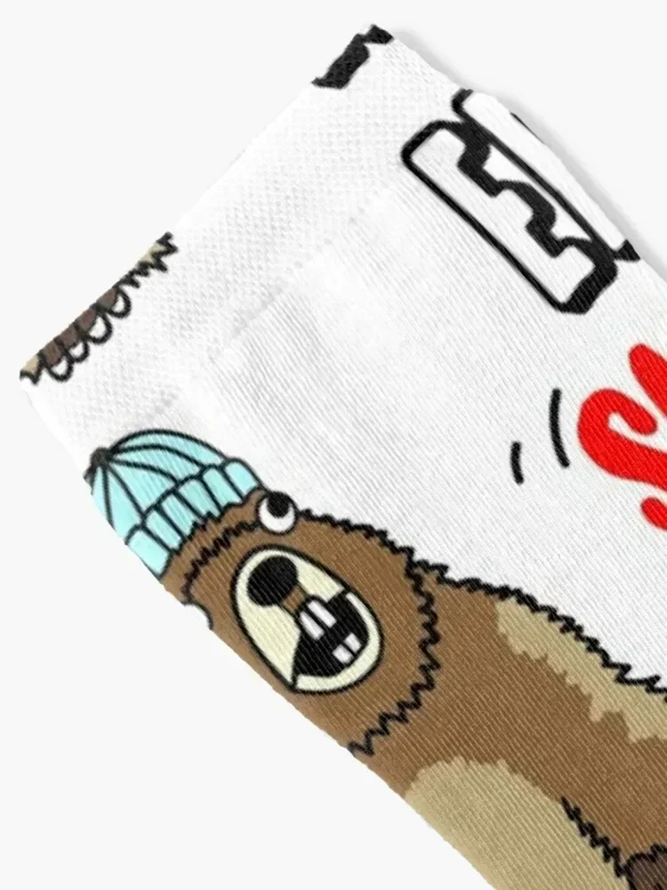 Gnarly Marmot Socks crazy aesthetic anime cotton Socks For Women Men's