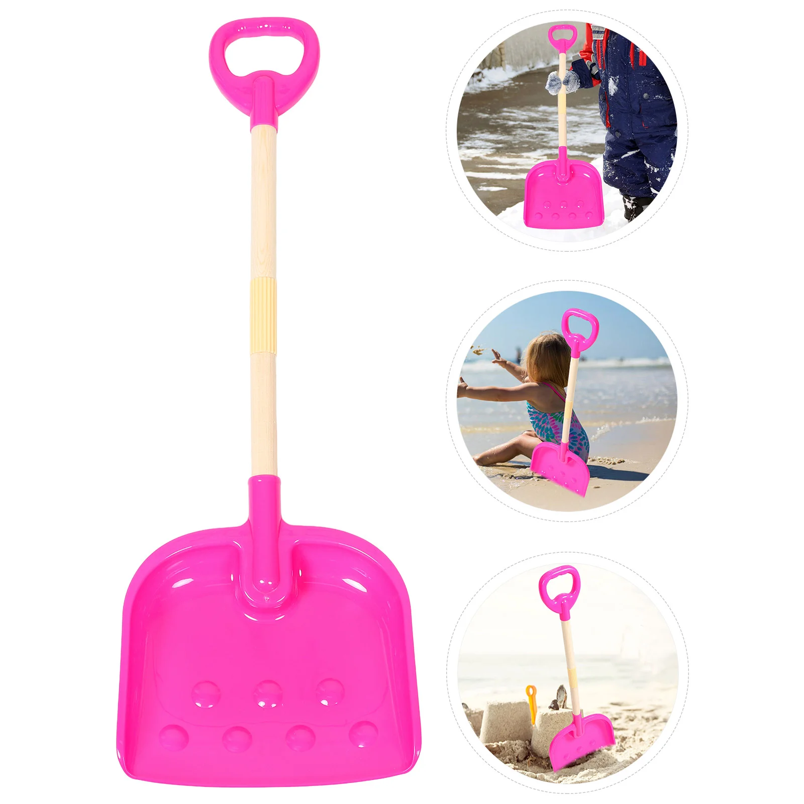 Kids Outdoor Toys Playing with Snow Winter Small Gardening Plastic Sand Shovels Scoops Spade for Digging Child