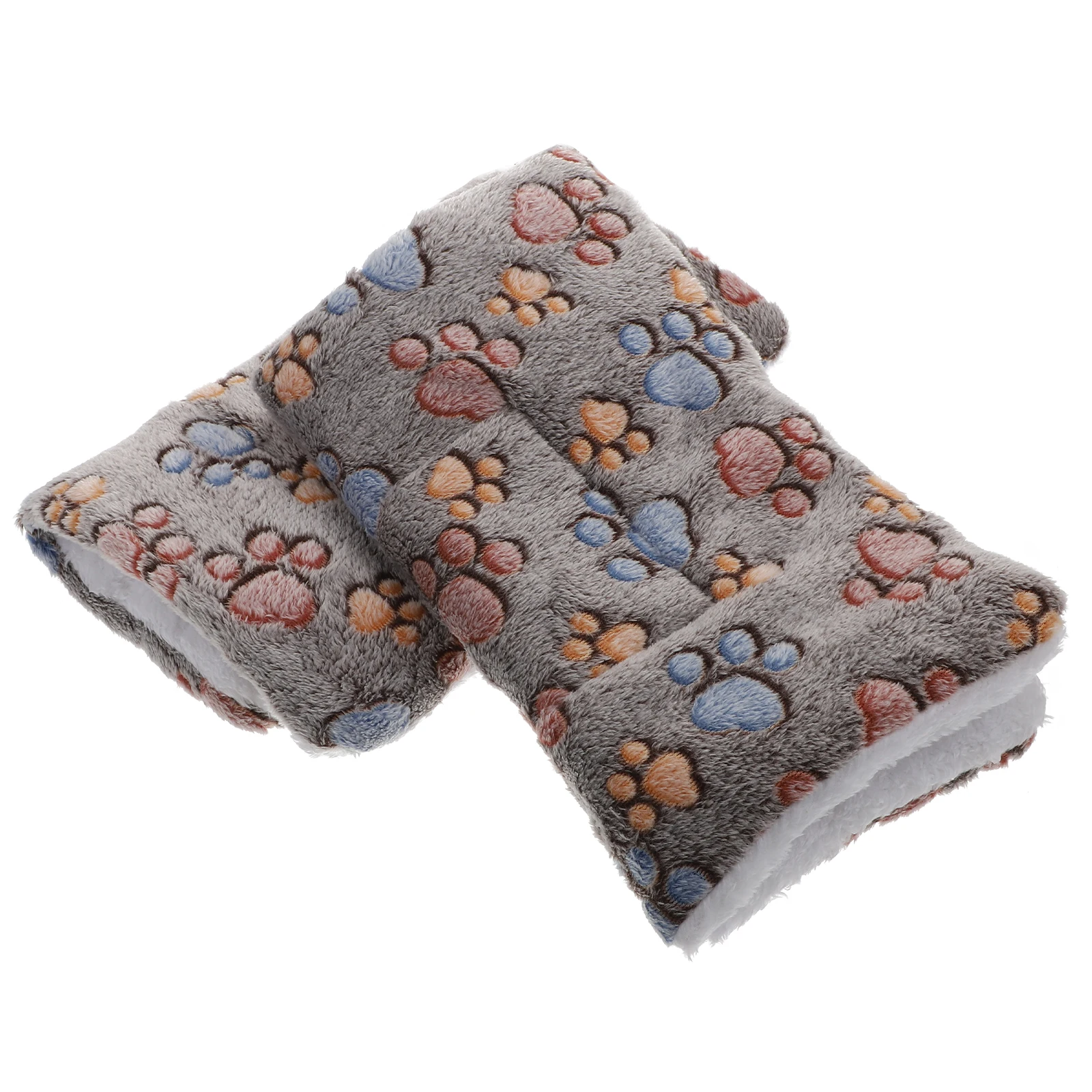

2pcs Pet Blanket Sleeping Pad Sofa Cushion Small Dog Beds Urine Proof Floor Mats Cozy Throw Rug Cloth Pad Portable Travel