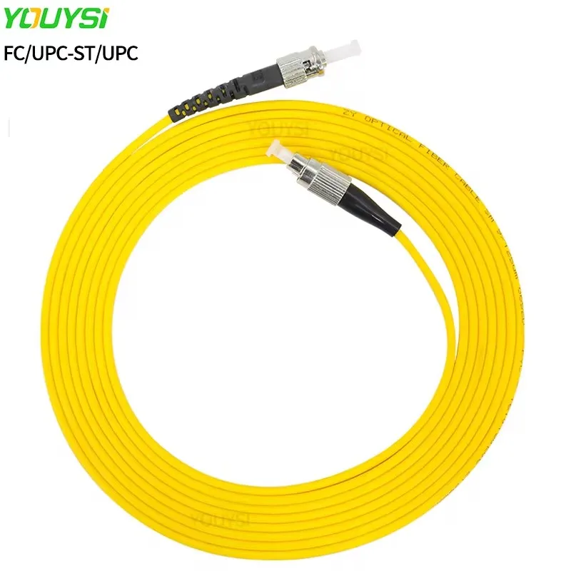 

10PCS Simplex FC/UPC-ST/UPC fiber optic patch cord Cable 1m/2m/3m/5m/10m fiber optic jumper cable 2.0mm