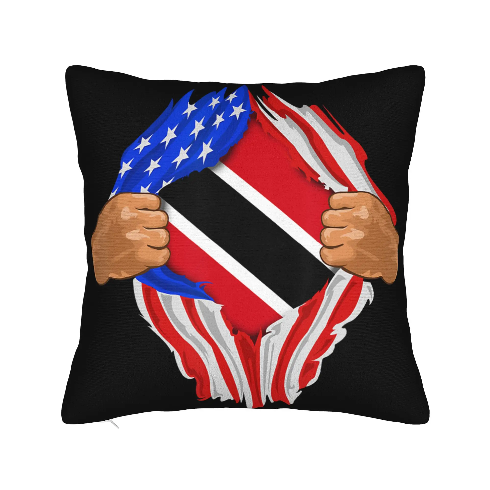 Decorative Pillowcases Trinidad and Tobago Flag Football Accessories Home  Pillow Case Cover Zippered Multi-Size