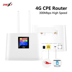 4G 150Mbps LTE Wireless Portable WiFi 5G Router With Sim Card Mobile WiFi Hotspot With LAN Ports Modem