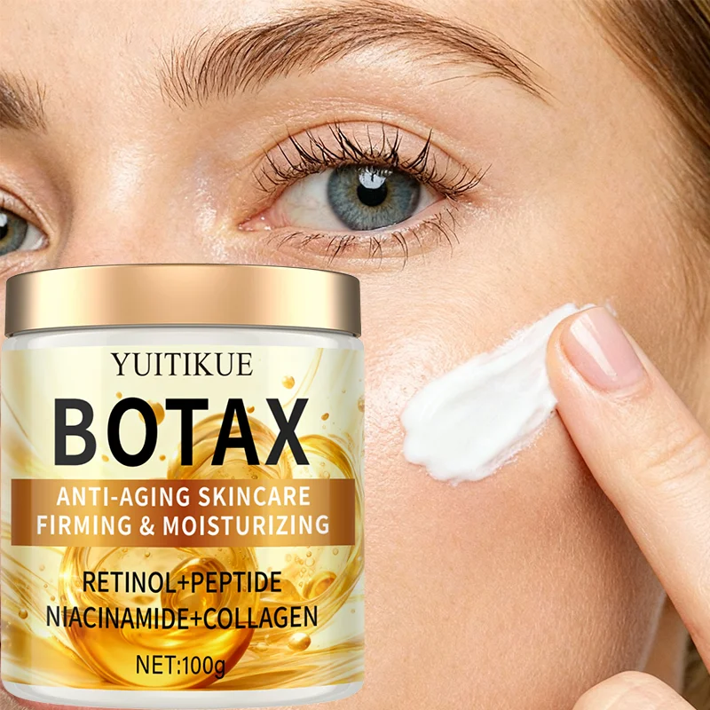BOTAX Anti-Aging Cream 100g - Retinol+Peptide Formula, Firms, Lifts & Deeply Hydrates, Natural Skin Feel, Visible Results