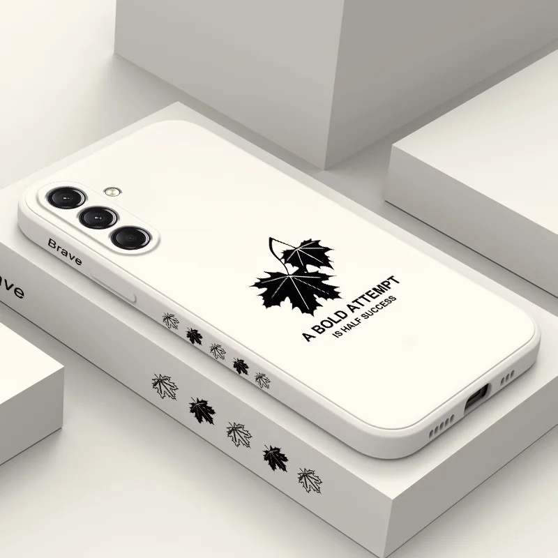 حافظة هاتف مابل ليف ، غطاء لسامسونج جالاكسي S24 ، S23 ، S22 ، S21 ، S20 ، S10 ، S10E Ultra Plus ، FE Note 20 Ultra ، 10 Plus