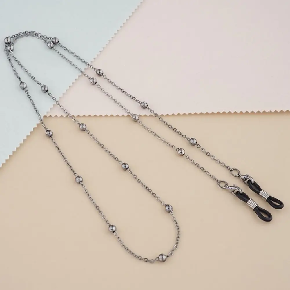 Metal Chain Hanging Neck Beads Chain Neck Strap String Spectacle Cord Sunglasses Chains Mask Chain Metal Glasses Chain