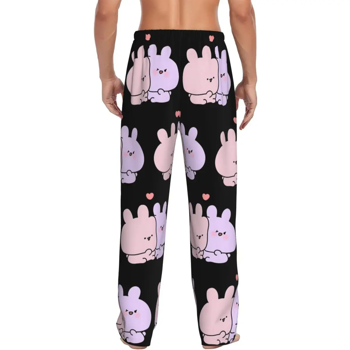 مخصص Asamimichan بيجامة السراويل ملابس خاصة الرجال حزام مطاط Asamimi و Anemimi قيعان صالة النوم مع جيوب