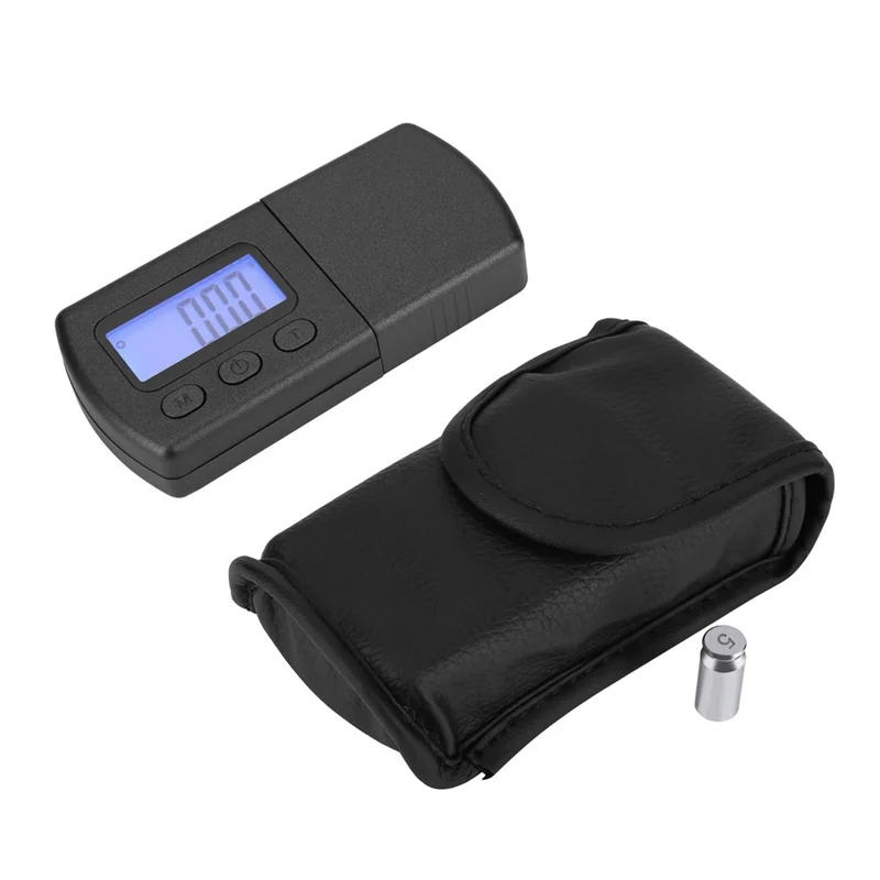Portable Digital Turntable Stylus Force Scale Meter Gauge Backlight High Precise Tracking Guage for Vinyl Record Needle