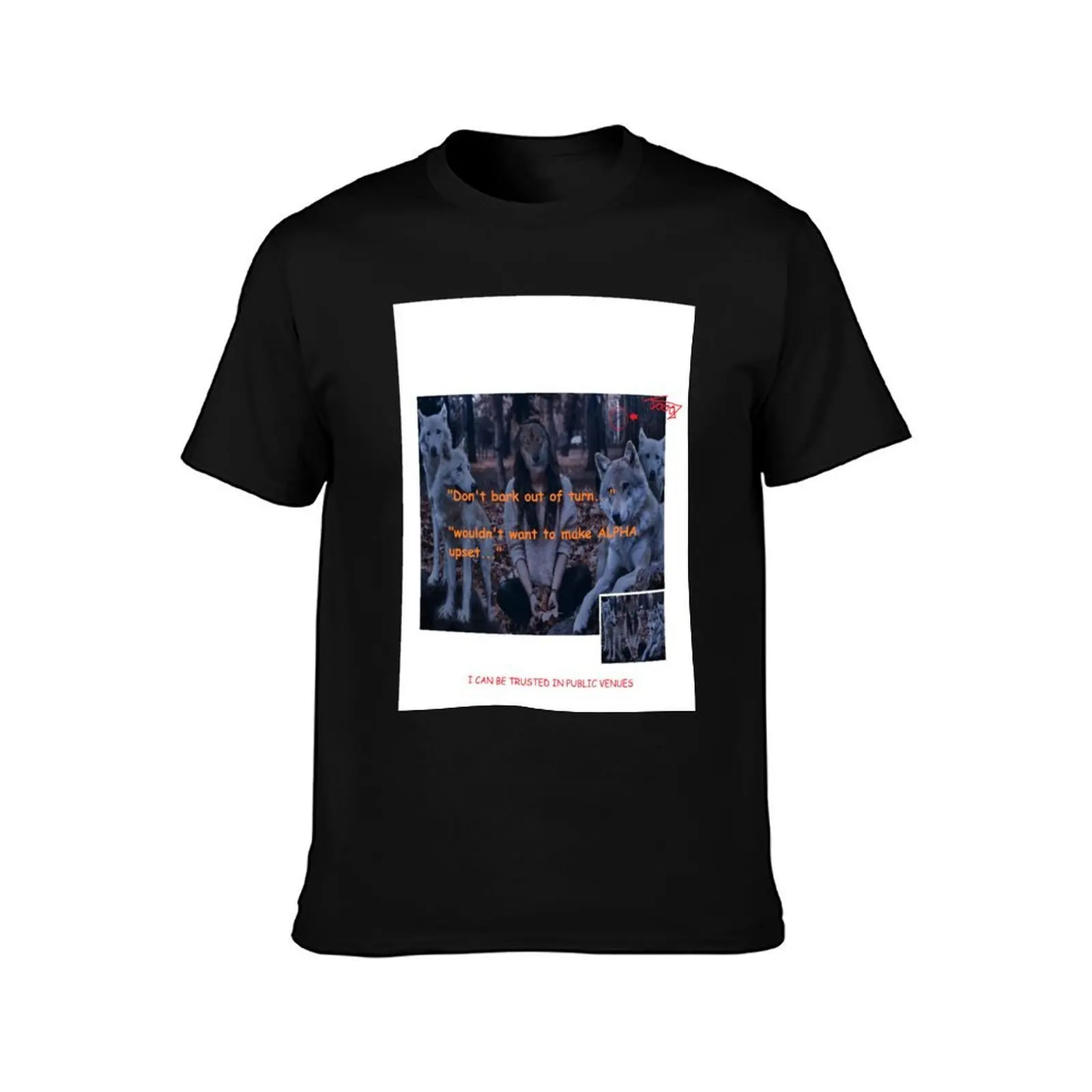 RESPECT YOUR ALPHAs T-Shirt Large Size Casual Short Sleeve Top T-Shirt