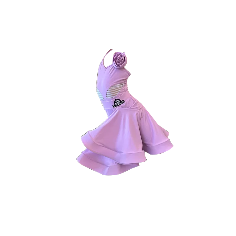 Costumes de danse pour enfants, compétition de spectacle de célébrité d'internet, Costumes de spectacle de danse latine, nouvelle collection été