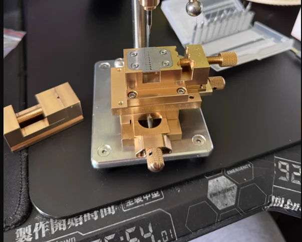 

Pure Copper Watch Repair Tool Kit - Movement Holder for Stem And Gear Train Fixing