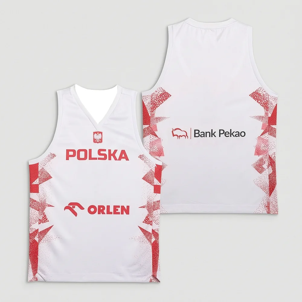 Unisex Schnelltrocknende Polen Basketball-Trikot-Weste Sport-Trainingsoberteil für Kinder Match-Spezial Leichtgewichtige Athletik-Weste – Detail 3