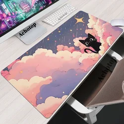 Mouse Pad Cute Cat Computer Mousepad Gamer Company Desk Pad Large Kawaii Mausepad Office Mouse Mat XXL Big Table Gaming Desk Mat