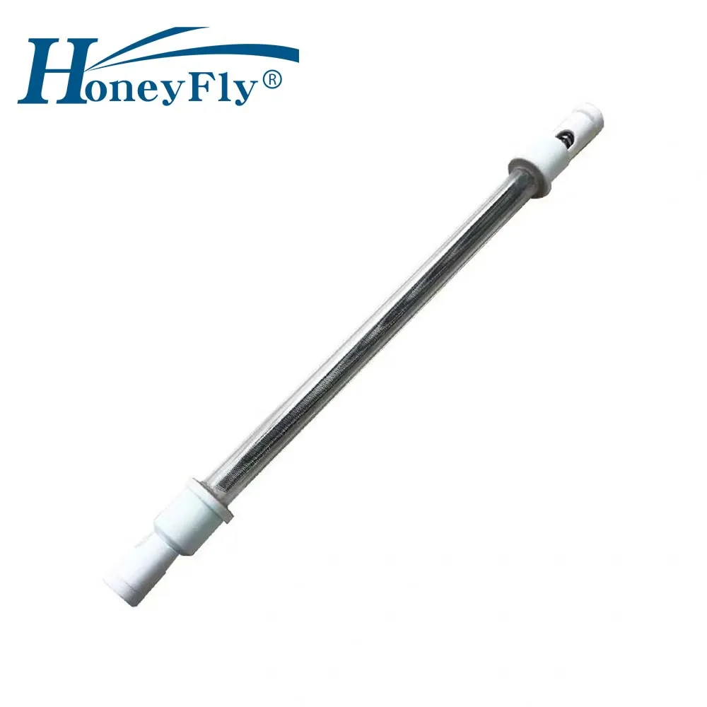 HoneyFly 10pcs Infrared Quartz Heater Lamp Clear 300W/400W 220V 300mm/400mm Ceramic Base Nickel Wire Heating Customized Support