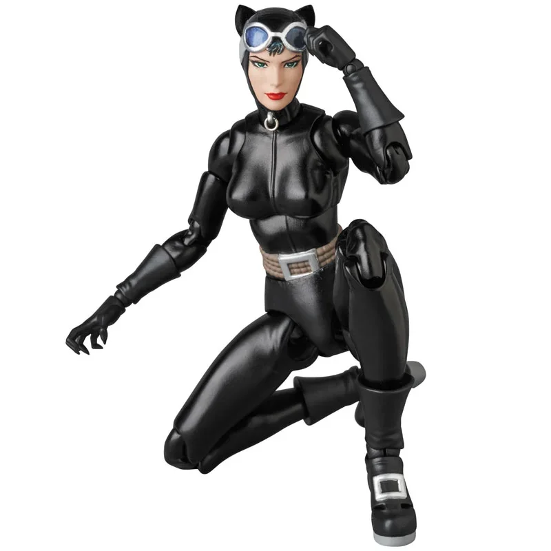 لعبة Medicom الأصلية الجديدة Catwoman Hush Mafex 123 أنيمي عمل الشكل تمثال جمع أرقام نموذج يمكن وضعها اللعب هدية