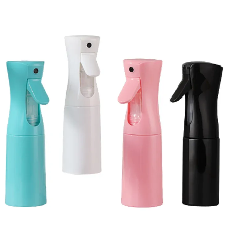 10pcs Empty 200ml Plastic Bottle Continuous Spray Press Pump Container Refillable Portable Sprayer Cosmetic Alcohol Disinfectant