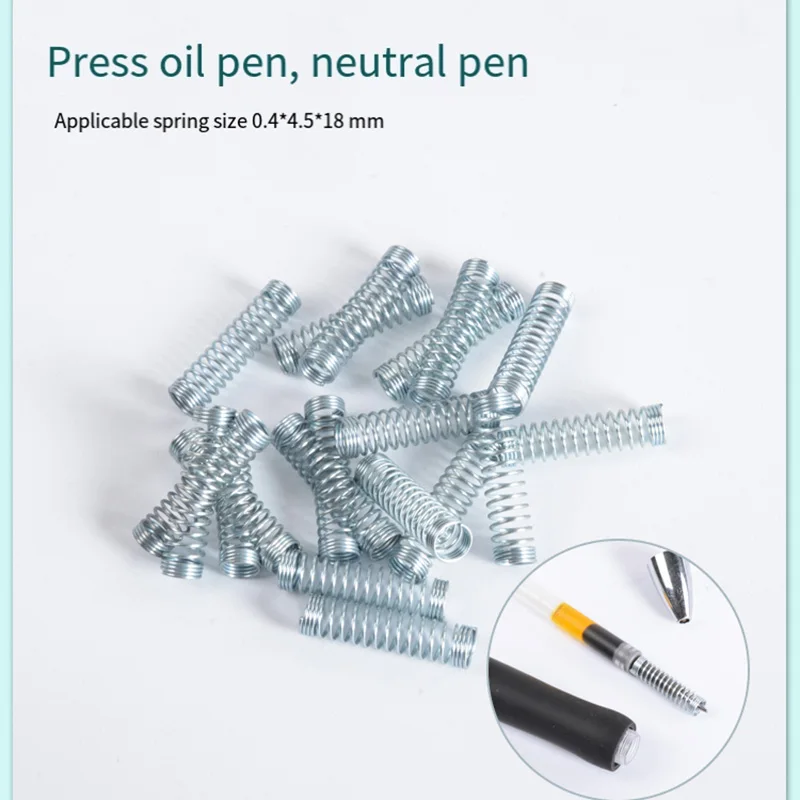 Ballpoint Pen Filled With Small Spring Compression Spring Wire Diameter 0.4 OD 4/4.3/4.5 18-30 Length Alloy Steel Galvanized - Image 4