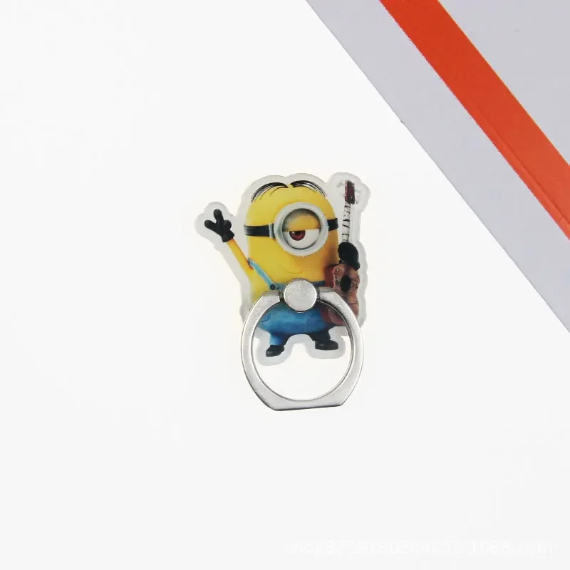 Hot Despicable Me Mobile Phone Air Cushion Bracket Back  MINION MADE Stick Telescopic Bracket Desktop Ornaments Christmas Gifts