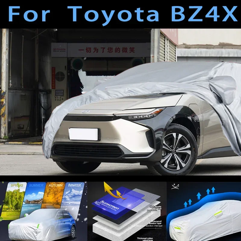 

For Toyota BZ4X Car protective cover,sun protection,rain protection, UV protection,dust prevention auto paint protective