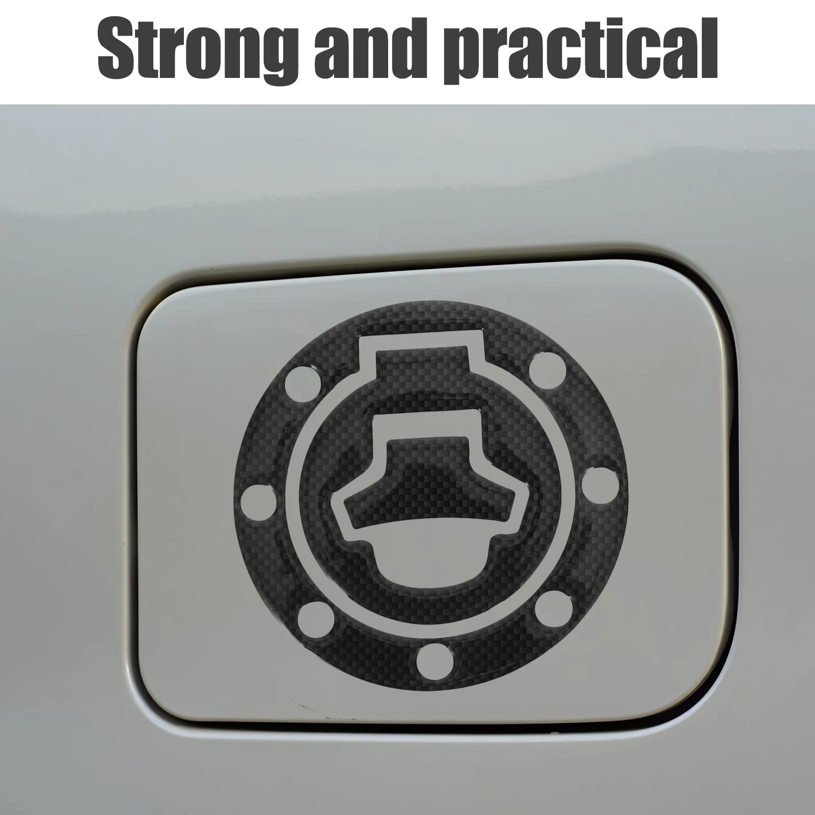

Motorcycle Fuel Tank Cap Protector Sticker Durable Weather Resistant Scratch Proof Easy Install Decorative Pad Compatible With