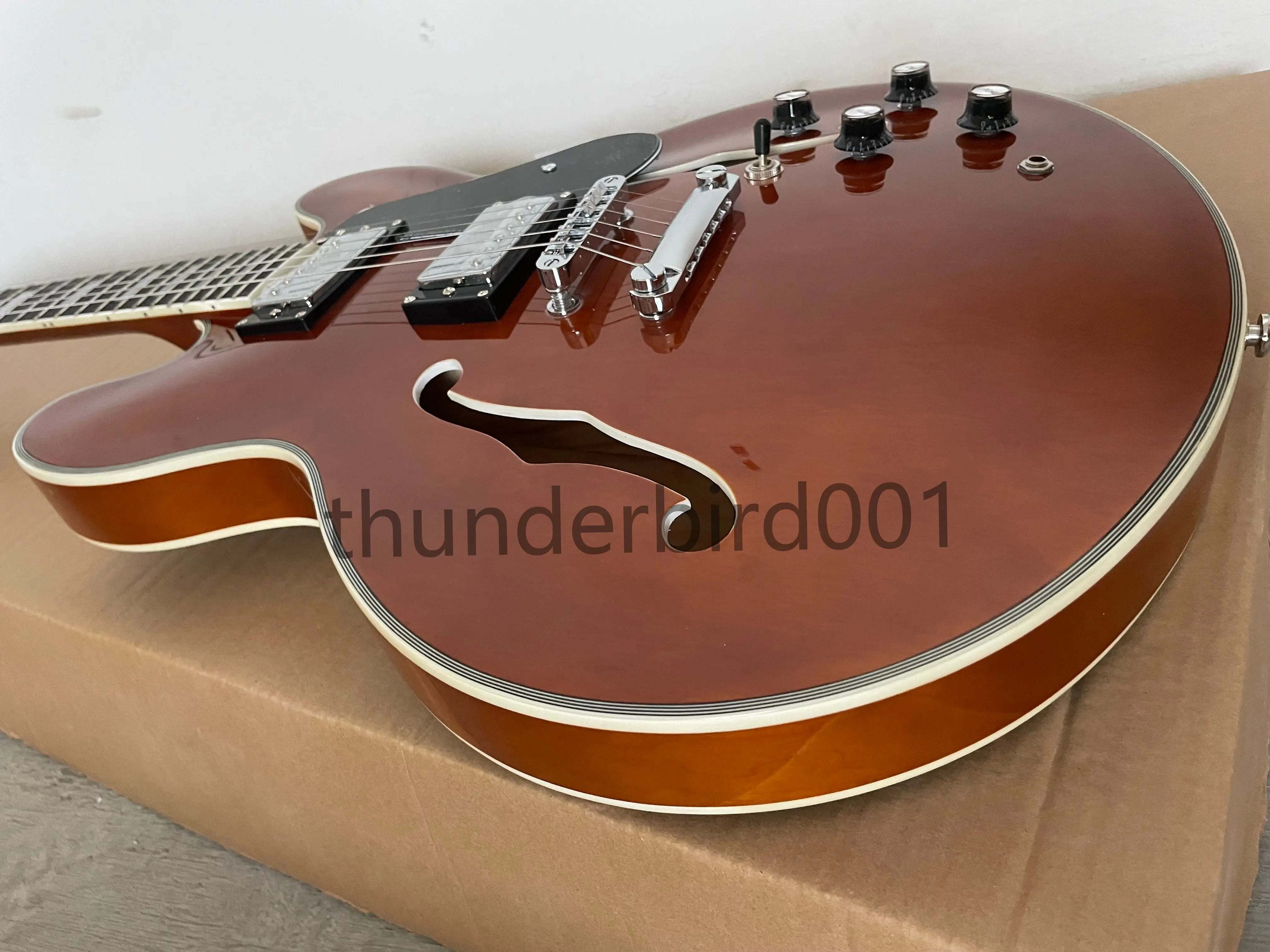 أجهزة كروم للجيتار الكهربائي بنصف جودة عالية 335 لموسيقى الجاز