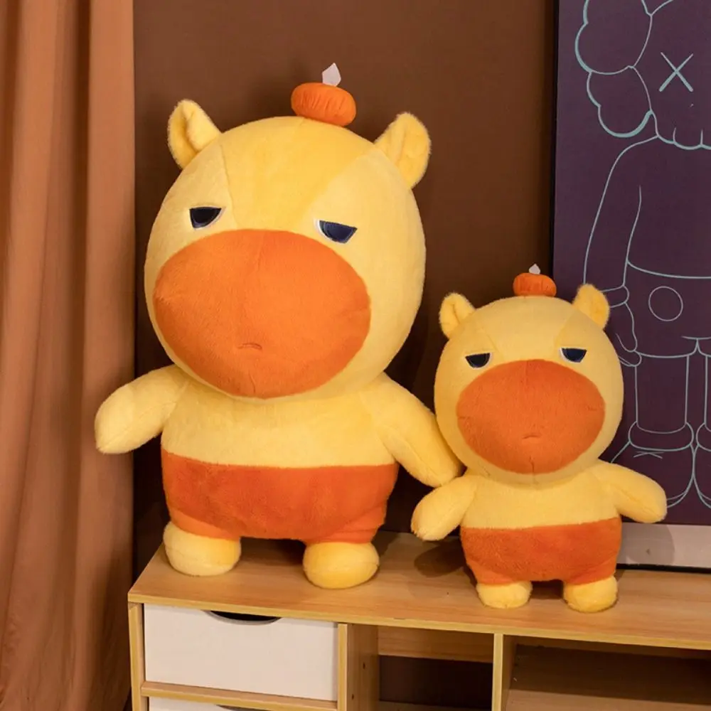 

Persimmon Capybara Lulu Plush Doll Fluffy Soft Dolphin LULU Doll Plush Toy 40cm Cartoon Stuffed Capybara Doll