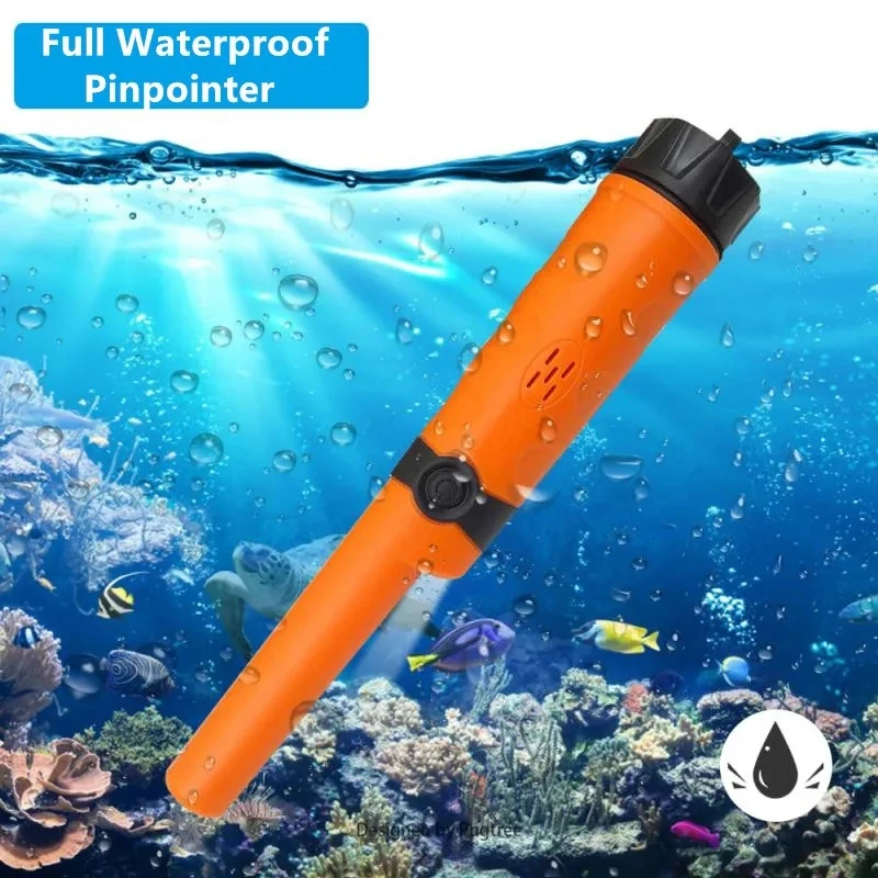 

Fully waterproof Hand Held Detector Treasure Hunter with Holster Handheld Pinpointer Metal Detector Pinpoint Metal Finder